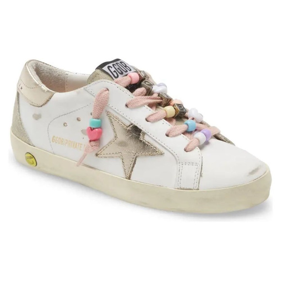 Golden Goose Girls Limited Release Low Sneaker Size 33